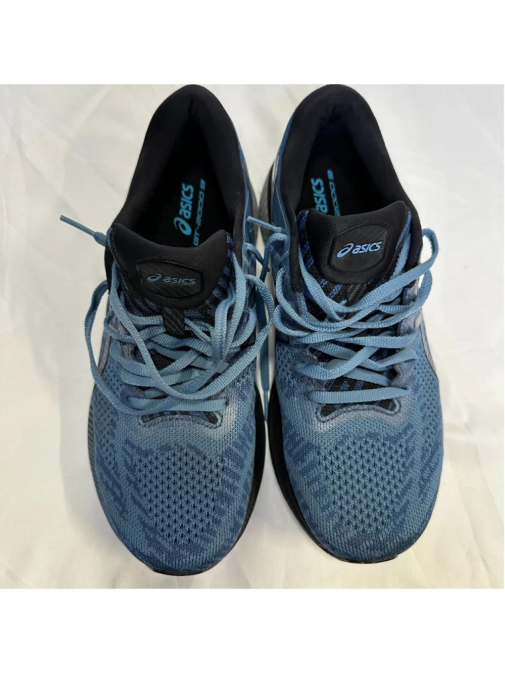 Asics Gel-Kayano 27 Running Shoes Blue Grey Men's Size 9.5